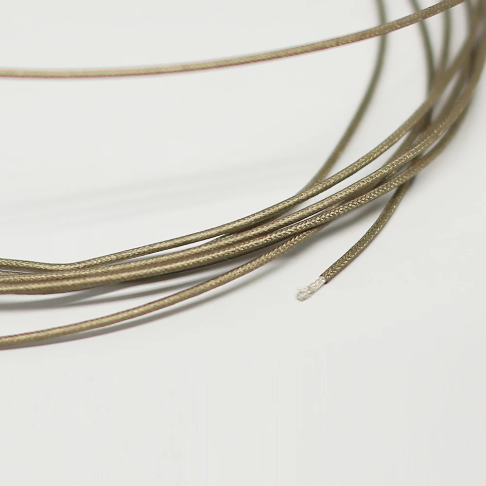 Hi End Silver Plated shield Hifi Audio Speaker Signal Cable headphone cable Bulk Cable