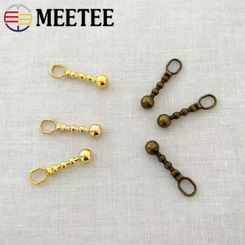 

Meetee 30pcs 3# 25mm Metal Zipper Puller Bag Bronze Pull Pendant DIY Wallet Jacket Repair Zip Pendant Hardware Accessory ZT017