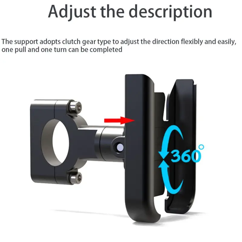 Открытый велосипедный Кронштейн для мобильного телефона Электрический Автомобиль Мотоцикл навигация ударопрочный алюминиевый сплав рама ZL07