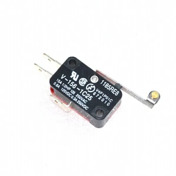 

V-156-1C25 MICRO SWITCH SPDT HINGE ROLLER LEVER 15A