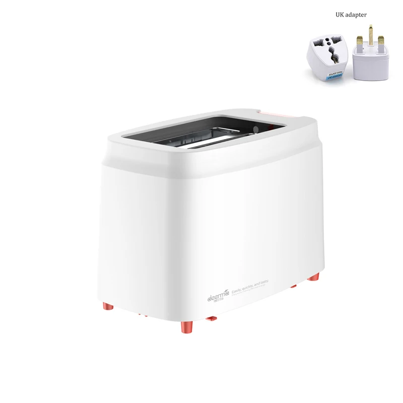 Add UK Adapter Xiaomi Deerma DEM-SL261 полностью автоматическая хлебная машина выпечки электрическая мини-печь для выпечки машина завтрак хлеб Бутербродница - Цвет: Add UK Adapter