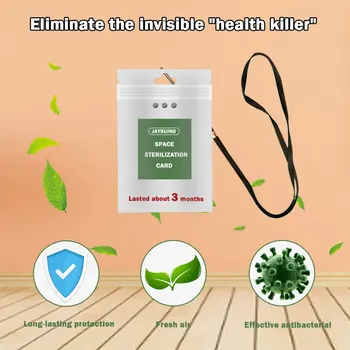 

Protection Space Sterilization Card Home With Lanyard Air Freshener Shut Out Small Accessories Neck Hanging Office School