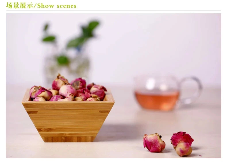 Candy Bowl Dessert Tray Small Bowl Rice Bowl Bamboo Rice Bowl Snack Plate Creative Kitchen Dried Fruit Dish Collection Box