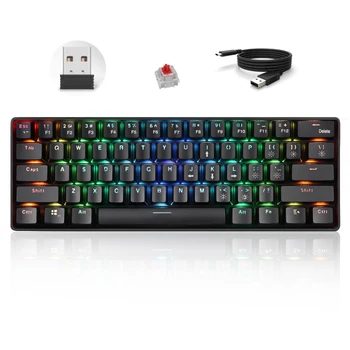 

61Keys USB 2.4G Wireless Dual Mode Mechanical Keyboard Backlit Gaming Keyboard