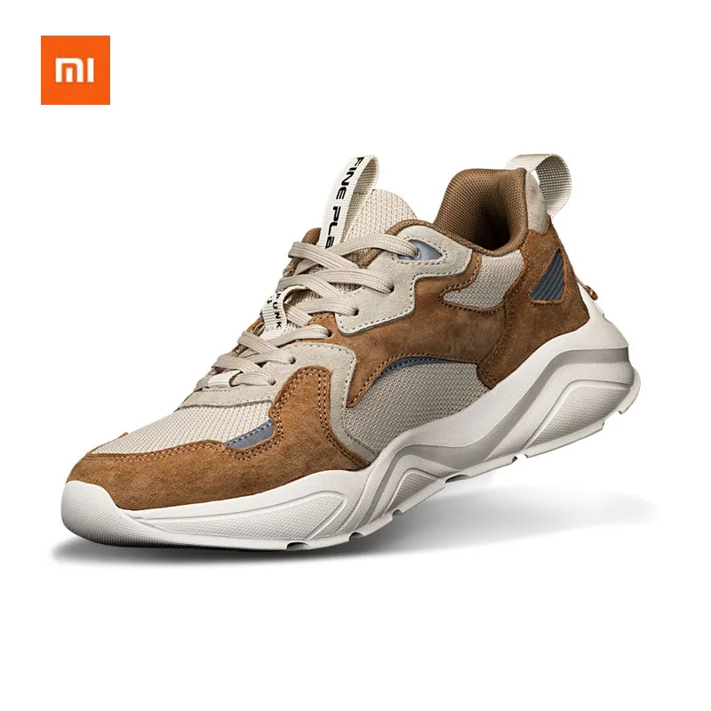 Xiaomi Mijia/модная обувь для папы в стиле ретро; удобная кожаная обувь с отстрочкой; нескользящая износостойкая универсальная коричневая обувь