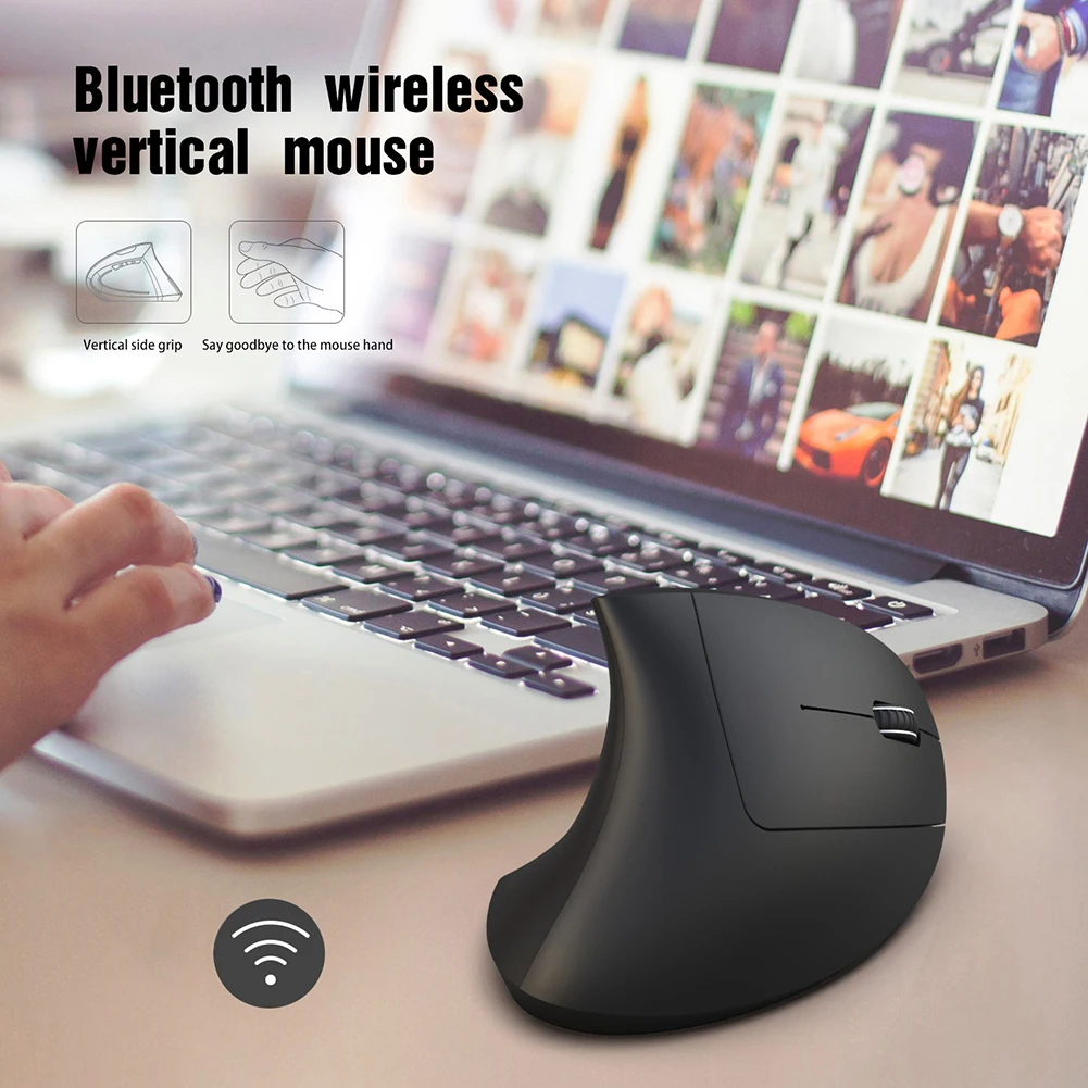 T29 2,4G 3 скорости dpi Регулируемая Беспроводная игровая Bluetooth Vetical оптическая мышь