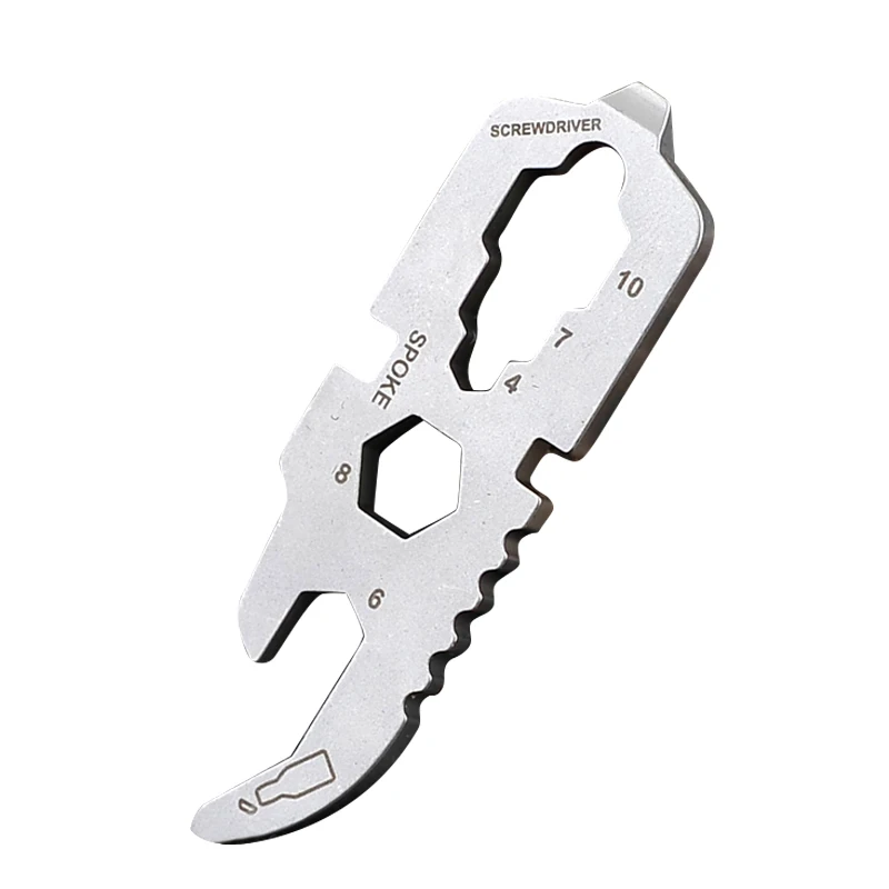 

Outdoor Portable Edc Mini Multi-Function Portable Gadgets Creative Word Screwdriver Car Spokes Hex Wrench Corkscrew