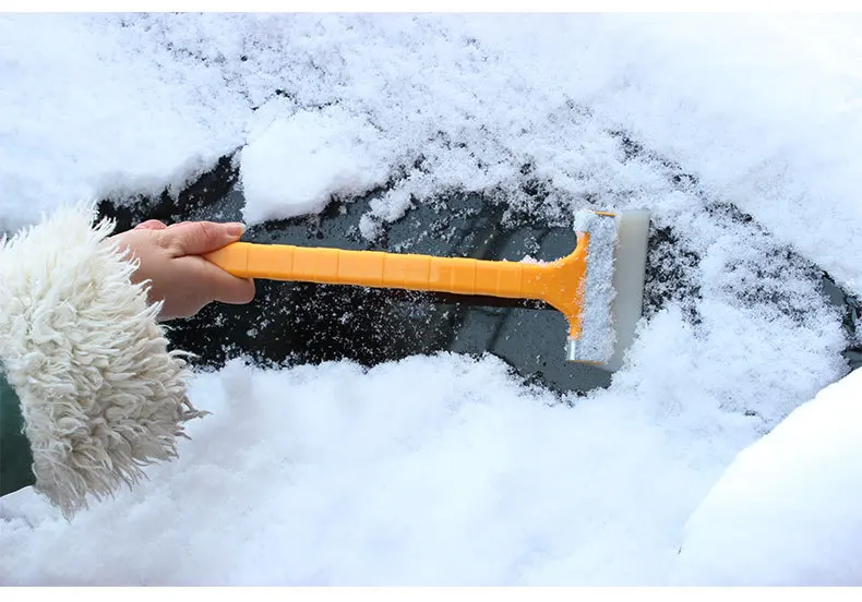 Длинная ручка Tendon Wiper пленка скребок стеклоочистителя Снежная Лопата инструменты для очистки стекол 8 см Толстая пластина R-3107a