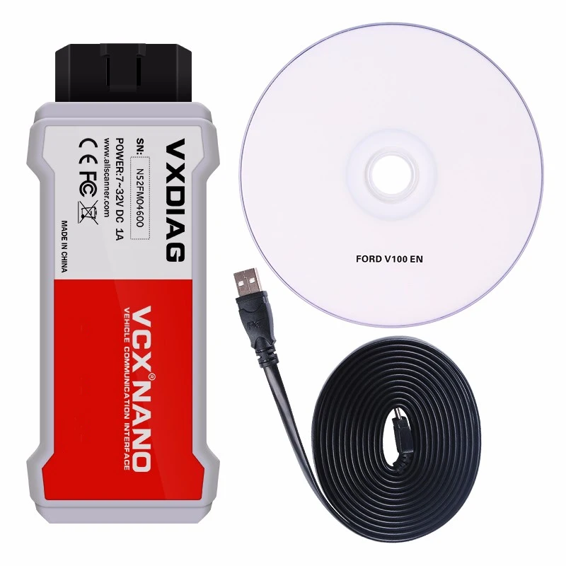 VXDIAG VCX NANO Wifi/USB для Ford для Mazda OBD2 автомобильный диагностический инструмент 2 в 1 IDS V112 автоматический диагностический инструмент сканер