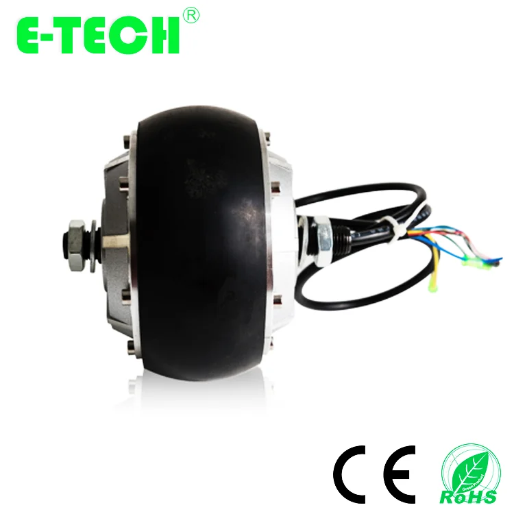 E-tech 4,5 дюймовый мини-робот службы встроенный энкодер ступицы двигателя колеса с RS232 драйвер