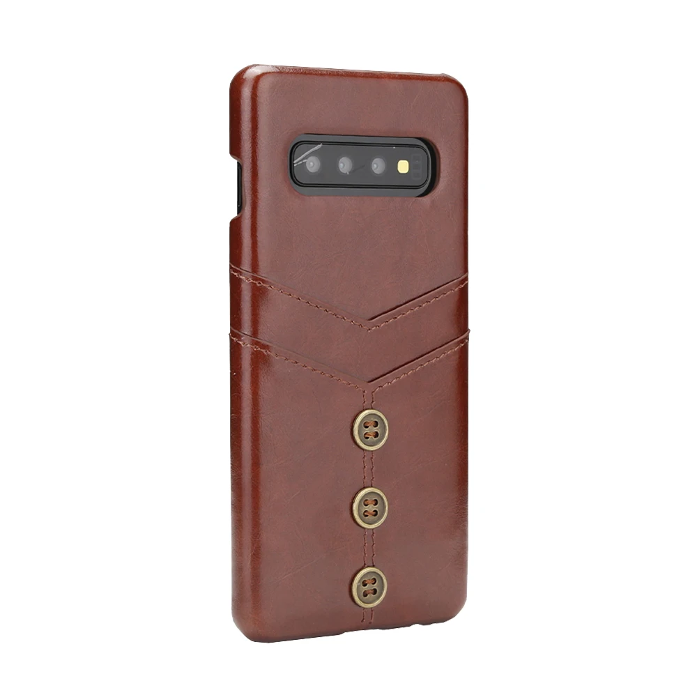 DarkBrown Флип-чехол для samsung Galaxy Note 10, 9, S10, S9, E, 5G Plus, чехол-кошелек, чехол для телефона из искусственной кожи для samsung S10, S9, 5G, S10E Plus, чехол - Цвет: DarkBrown
