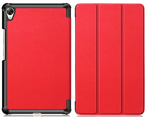 PC-Red Чехол для huawei mediapad M6 8,4 дюймов VRD-AL09 VRD-W09 подставка чехол для планшета huawei M6 8,4 Чехол+ пленка+ ручка - Цвет: PC-Red