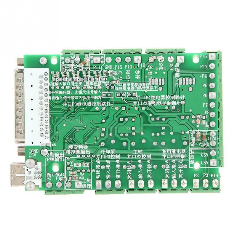 6 оси CNC MACH3 USB интерфейс Breakout плата адаптер для гравировального станка