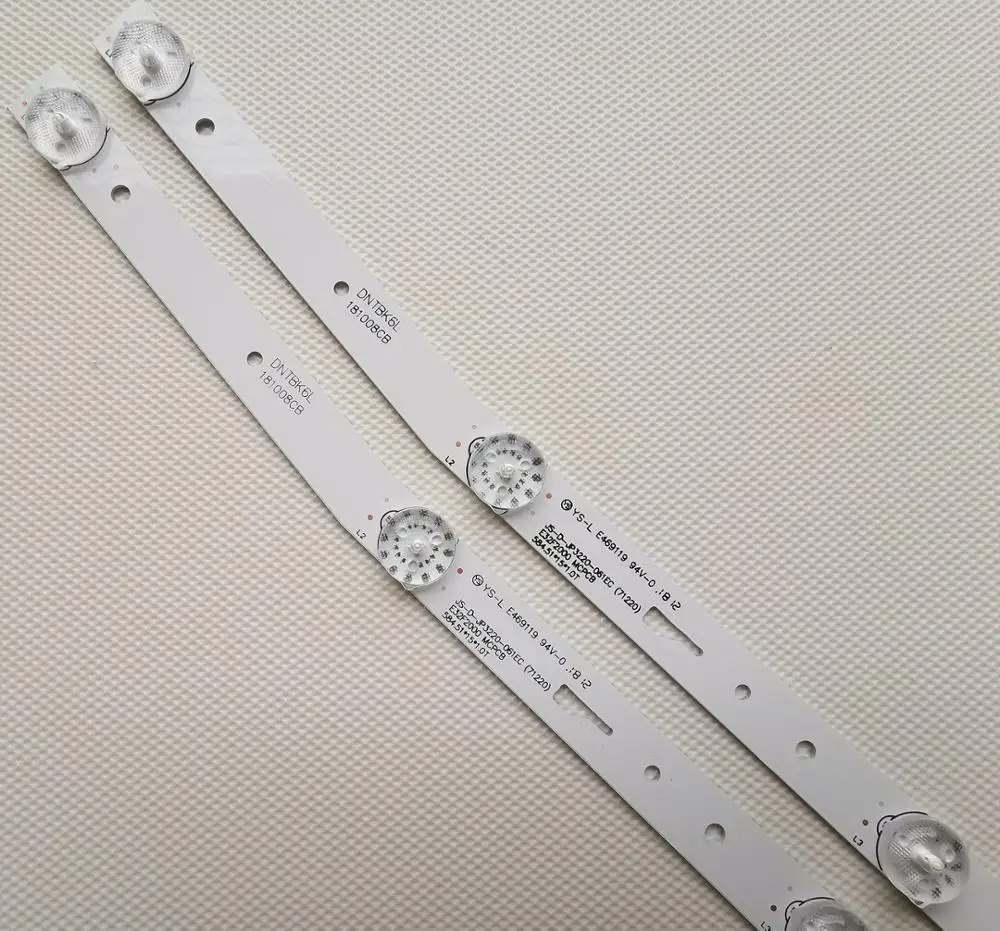 1 Набор = 2 шт. Новинка для NUOVA Светодиодная лента подсветки JS D JP3220 061EC E32F2000