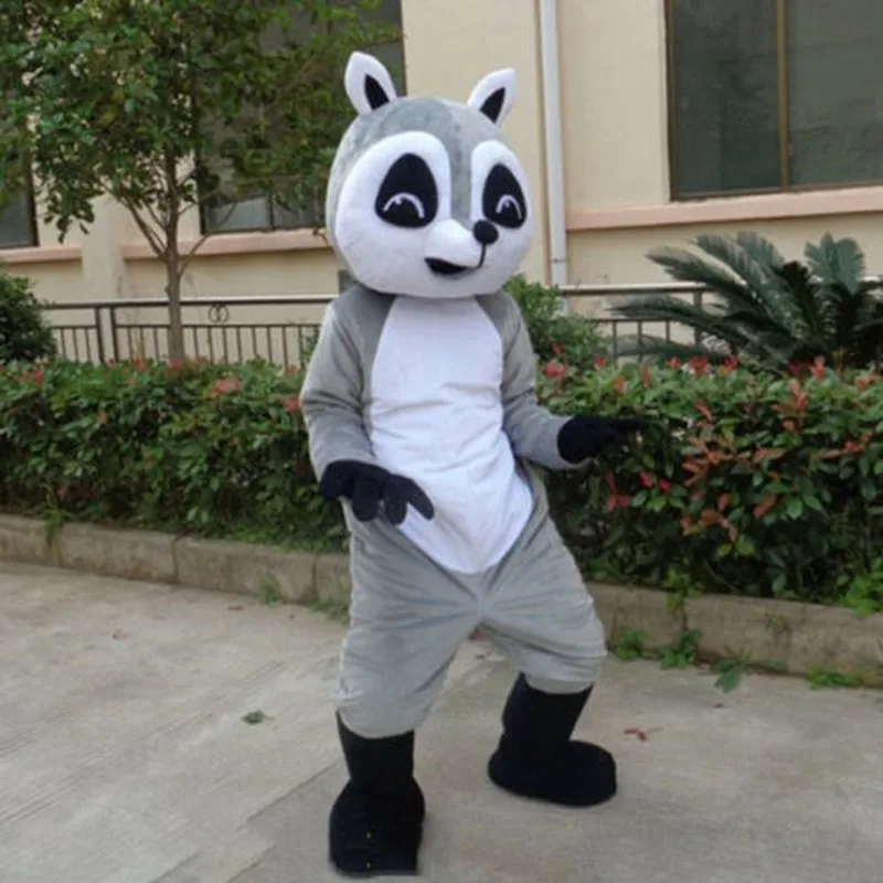 Details about   Raccoon Mascot Costume Suit Cosplay Party Game Dress Outfit Halloween Adult 2019 