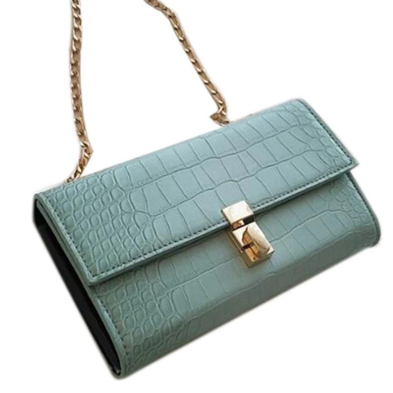 

Summer New Stone Pattern Flip Bag Leather Women'S Handbag Chain Chain Shoulder Messenger Bag