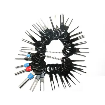 

A41Pcs Automotive Plug Terminal Remove Tool Car Electrical Wiring Crimp Connector Pin Extractor Kit Car Plug Repair Tool