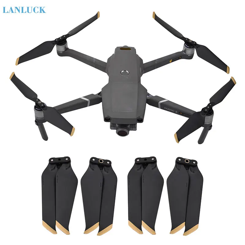 

4PCS 8743 Propeller for DJI Mavic 2 Pro Zoom Low-Noise Props Quick-Release Folding Blade Noise Reduction Prop Accessories