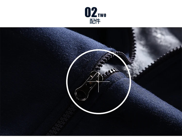 18 New Style Hoodie Suit Men's Brushed And Thick Sports Set Hooded Two-Piece Set Winter Cardigan Coat Teenager