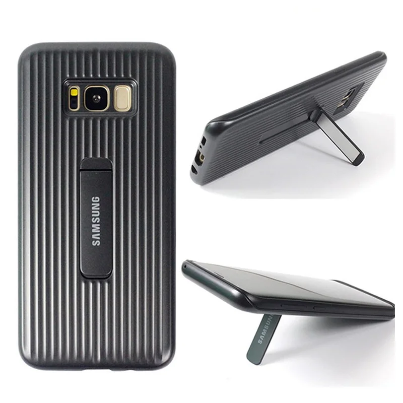 Чехол-подставка для Samsung Galaxy S8 plus S8Plus защитный чехол с полным покрытием Жесткий + |