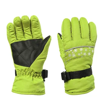 

Men Outdoor Warm Windproof Waterproof Snowboard Snowmobile Motorcycle Riding Ski Skiing Gloves with Adjustable Wrist Strap