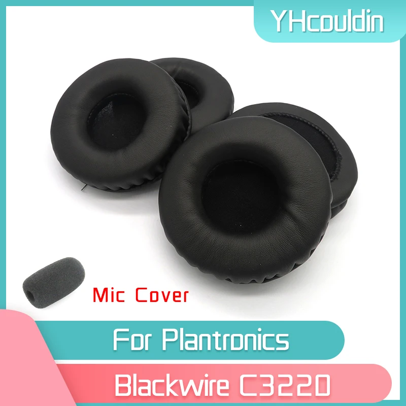 

YHcouldin Earpads For Plantronics Blackwire C3220 Headphone Accessaries Replacement Wrinkled Leather