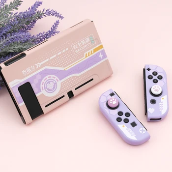 

Pink Girly Protective Shell Cartoons TPU Soft Cover Shell Game Console Housing NS Case Box For Nintendo Switch Accessories