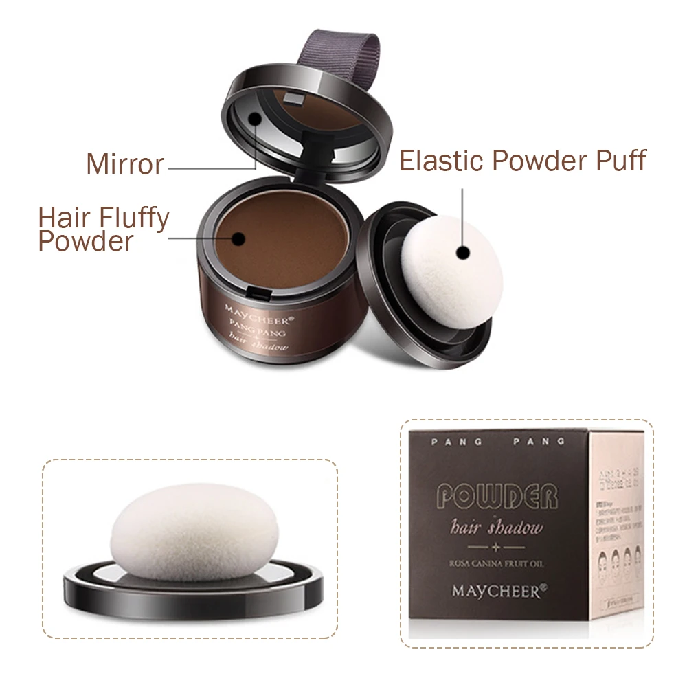 Temporary Hair Dye Powder Hair Fluffy Concealer Hair Color Stick Root Cover Up Modify Baldness Disposable Dyeing Hairline Tool