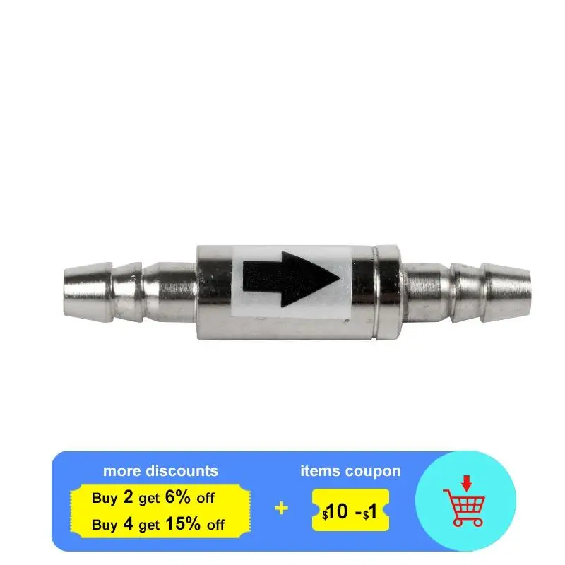 Check-Valve Diffuser Dioxide-Cylinder Co2-Equipment Aquarium Stainless-Steel Water-To-Co2-System