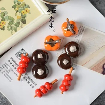 

Tea. Persimmon Household Ceramics Chopstick Frame Table Lovely Small Chopsticks Support Suit Originality Chopsticks Pillow