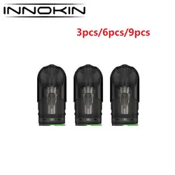 Оригинальный 3 шт. Innokin IO Pod картридж 0,8 мл с 1.4ohm Kal Coil и 1.4ohm керамическая катушка для Innokin IO Pod Kit