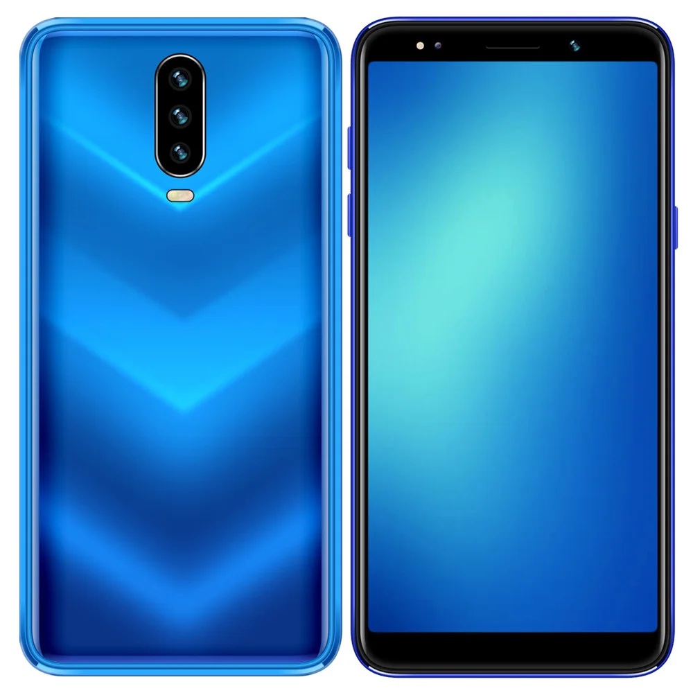 V-Blue Оригинальные смартфоны P30 Pro, 4 Гб ОЗУ, 64 Гб ПЗУ, 13 МП, мобильный телефон, 5,5 дюймов, Celulares, Android, распознавание лица, разблокировка мобильных телефонов - Цвет: V-Blue