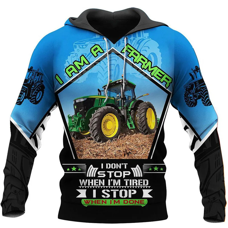 

I Am A Farmer 3D All Over Printed Hoodie Autumn Winter Casual Sweatshirt Unisex Fashion Zip Jackets Z0069