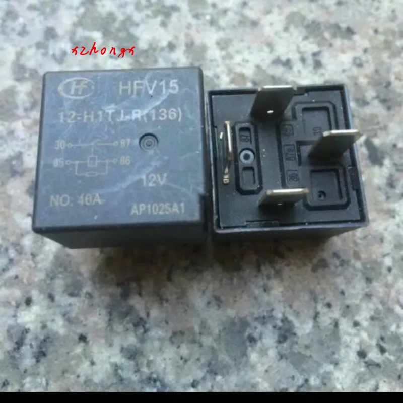 

Hfv15 genuine hfv15-12-h1tj-r 40A automobile relay hfv15-12v 4-pin