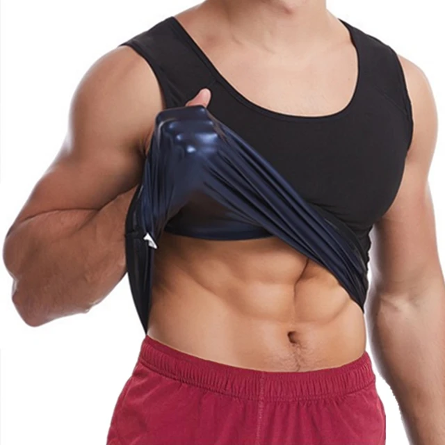 Men Body Shaper Vest Sauna Fat Burning Top