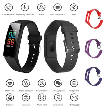 

2020 Smart Wristband Bracelet Fitness Blood Pressure Heart Rate Monitor Activity Tracker Smart Band for Samsung Galaxy S10 S10+