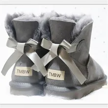 Женские зимние классические ботинки из натуральной овчины размера плюс, женские ботинки из натуральной овчины женская обувь