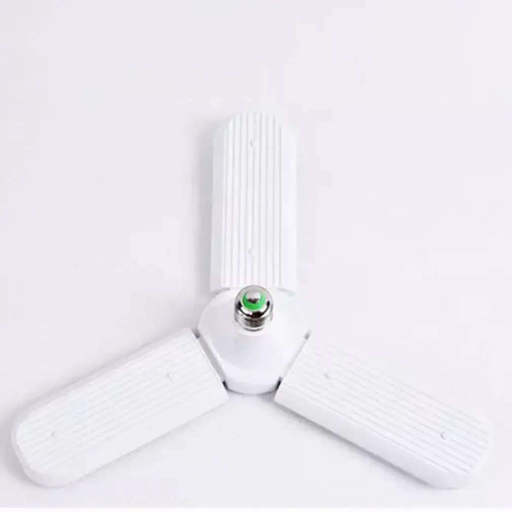 45W E27 LED Bulb 85-265V Super Bright Foldable Fan Blade Angle Adjustable Ceiling Lamp Home Energy Saving Lights LED Lamp
