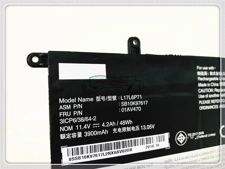 GYIYGY 11.4V 4.2Ah 48Wh L17M6P71 L17L6P71 L17C6P71 01AV470 01AV471 01AV472 Laptop Battery For Lenovo ThinkPad X280 SB10K97617 | Компьютеры