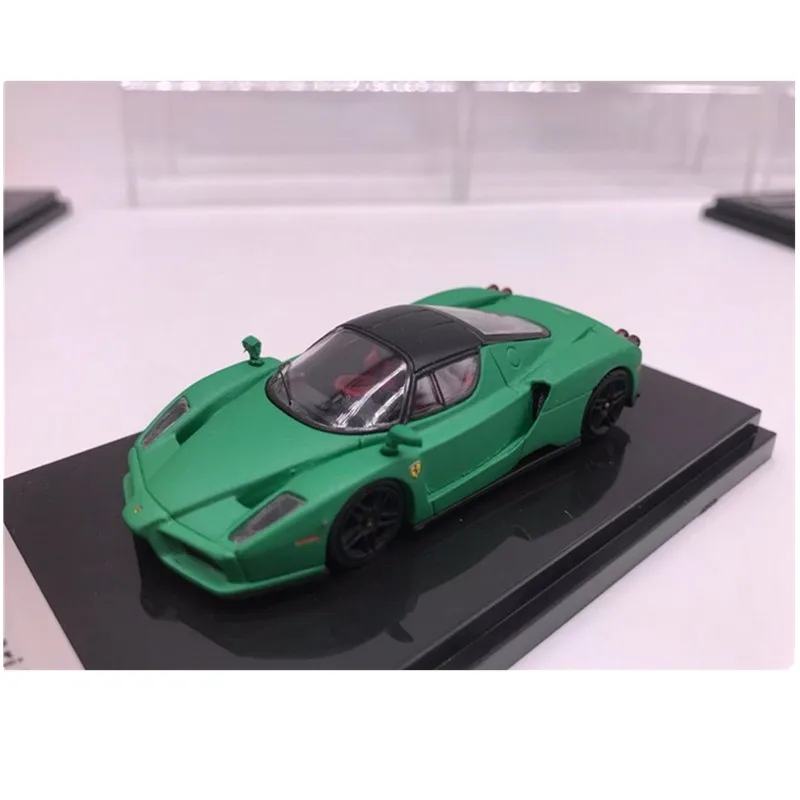 ACE 1: 64 металл по форме спортивного автомобиля Модель ENZ детская модель игрушечной машины Коллекция подарков - Цвет: Зеленый