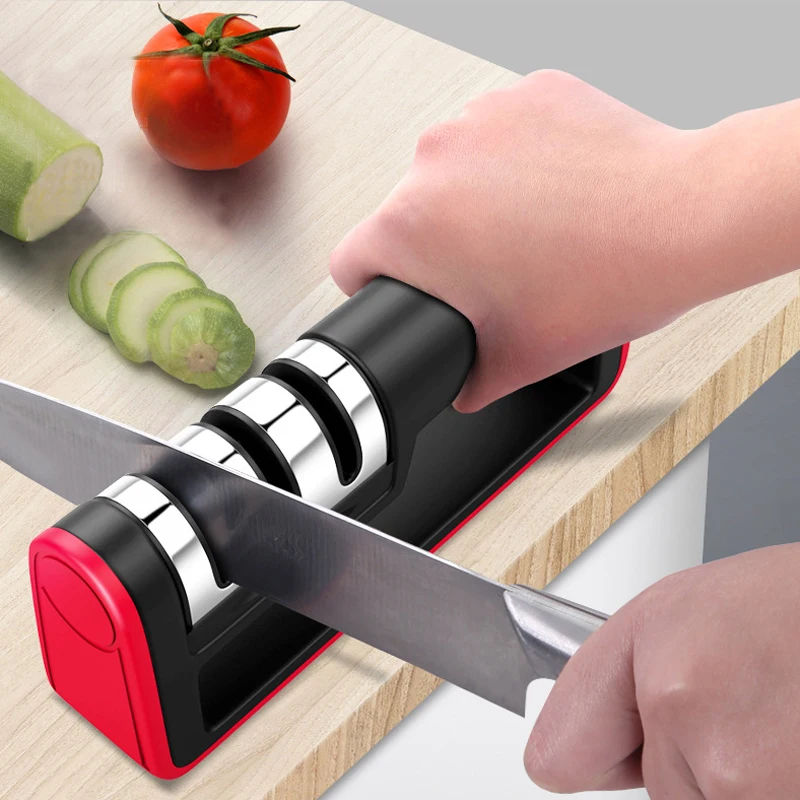 

Professional Knife Sharpener diamond Quick Professional 3 Stages Sharpener Knife sharpening Tools Sharpening Stone