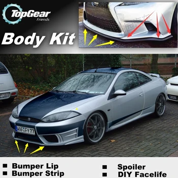 

Bumper Lip Deflector Lips For Ford Cougar 2015 Front Spoiler Skirt For TopGear Fans Car View Tuning / Body Kit / Strip
