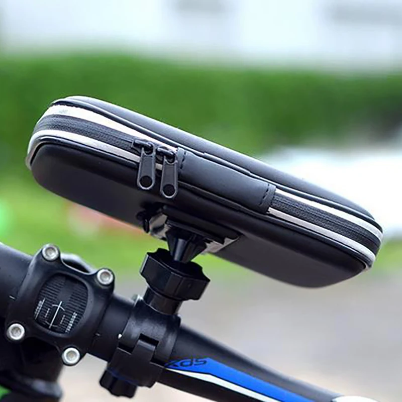 Держатель для телефона сумки MTB велосипед мотоцикл Анти-падение Регулируемый зажим водонепроницаемый велосипедный сотовый телефон сумки чехол для iPhone Xiaomi