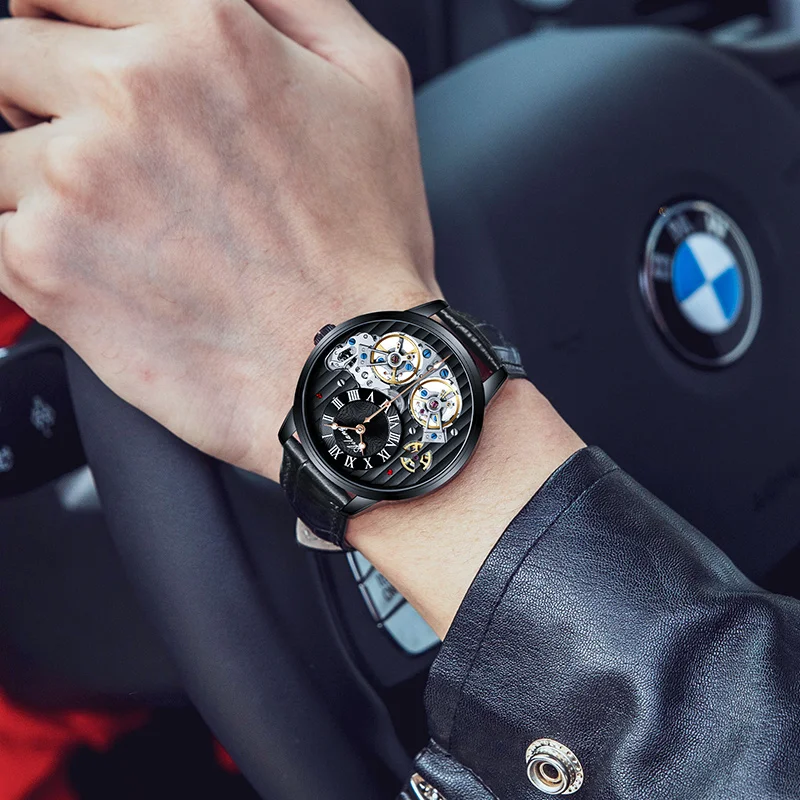 

Ailang 2019 New Genuine Watch Male Black Technology Famous Brand Mechanical Watch Male Automatic New Concept Student Male Watch