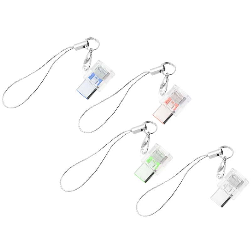 

USB 3.1 Type C Male To Micro USB Female Converter Keychain For Android Phone