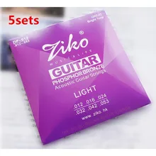 DP-012 ZIKO 012-053 акустические гитарные струны Гитары запчасти музыкальные инструменты оптом аксессуары 5 компл./лот