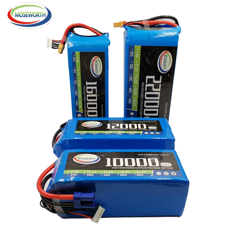 Новые батареи 6S 22,2 V 22000mAh 25C RC LiPo батарея для RC Дрон Вертолет Самолет лодка автомобиль RC модель 6S Литий-Полимерный Аккумулятор AKKU