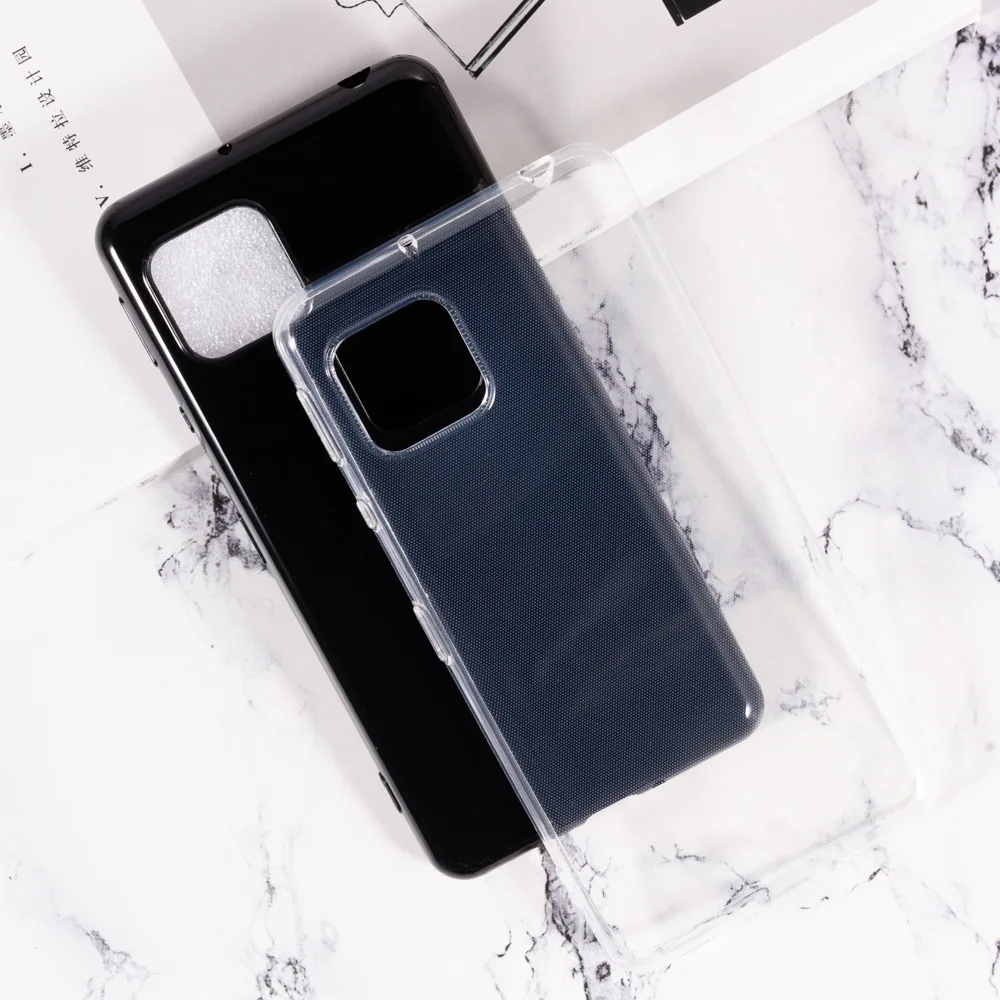 Защитный силиконовый чехол для смартфона Sharp Aquos Sense 4 Sense4 Lite 5G Basic SH-41A A003SH мягкий из