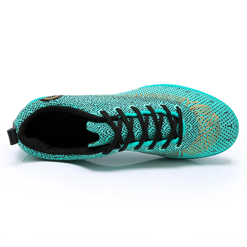 Стиль футбольные бутсы дышащие Fly Woven-C Luo 11 сломанные ногти мужские Детские Молодежные плоские 2050 для ногтей