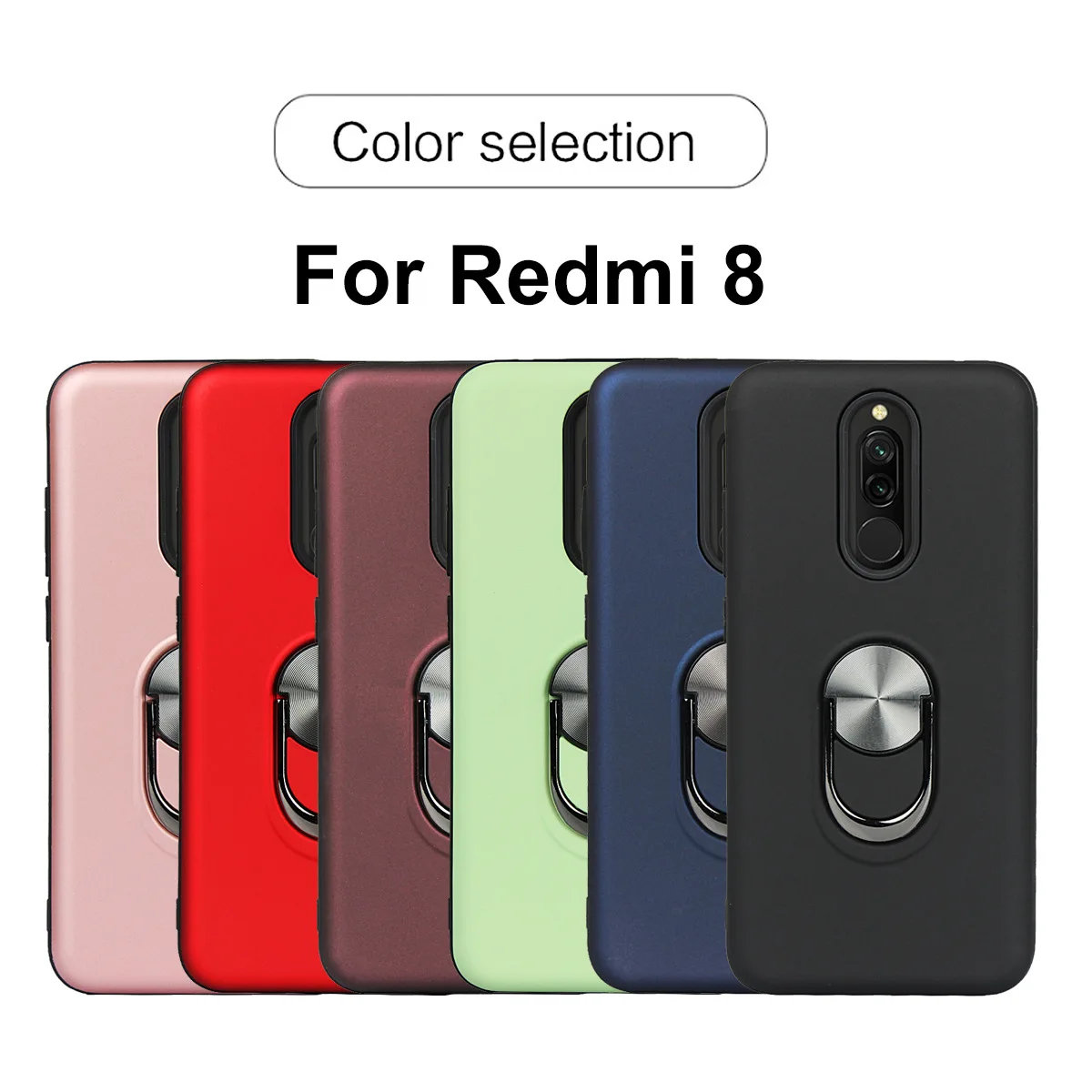 Модный чехол с магнитной подставкой для Xiao mi Red mi 8 8A Note 8 Note 8 Pro mi A3 Lite mi 9 Lite Note 7 K20 противоударный чехол для автомобиля